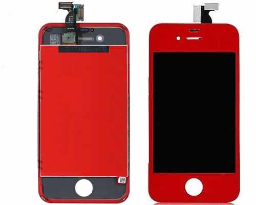 Repuesto Housing Completo Apple Iphone 4s Rojo
